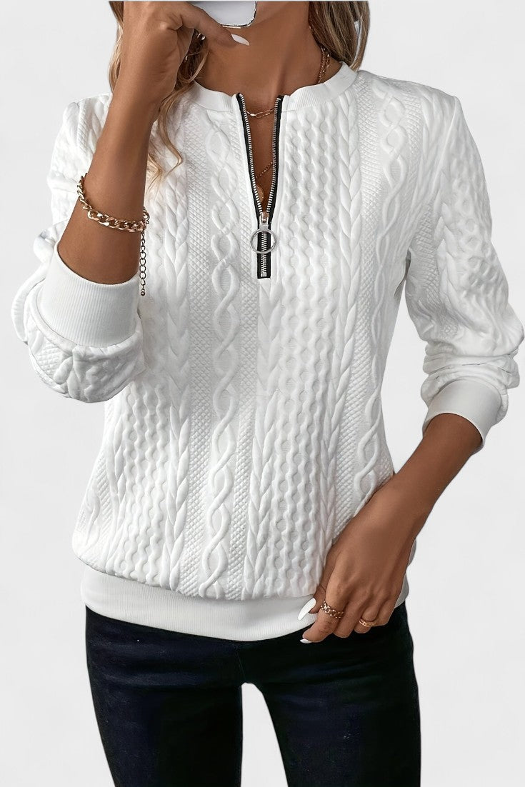 Nela | felpa con zip per donne