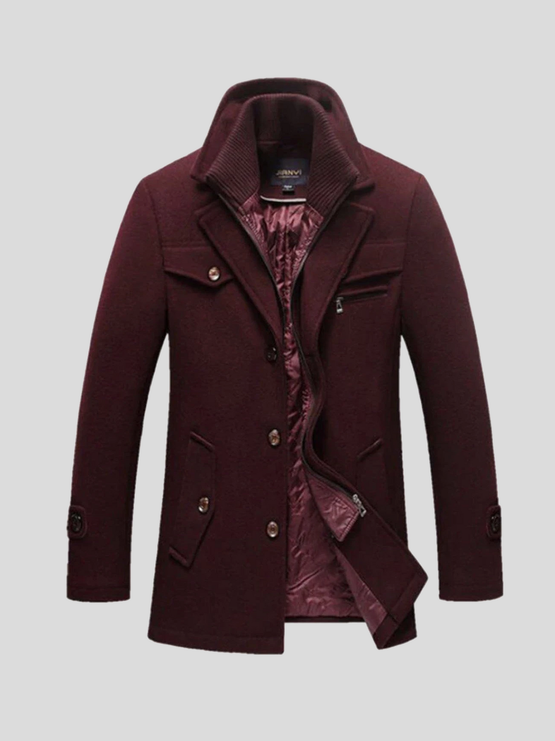 Nikolaj | cappotto peacoat in lana classico