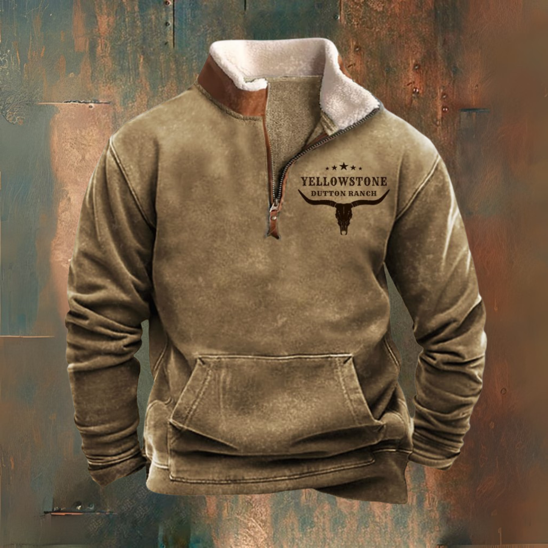 Noam | fleece mezza zip confortevole