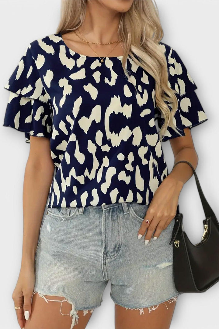 Nora | top leopardato