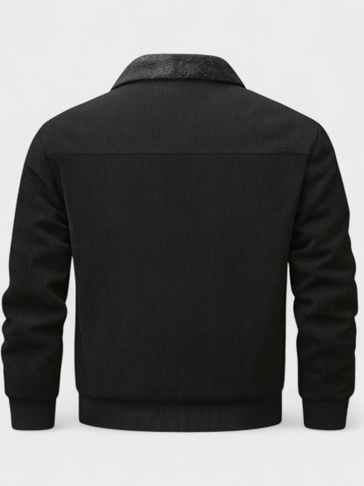 Norbert | giacca bomber con colletto in pile sintetico