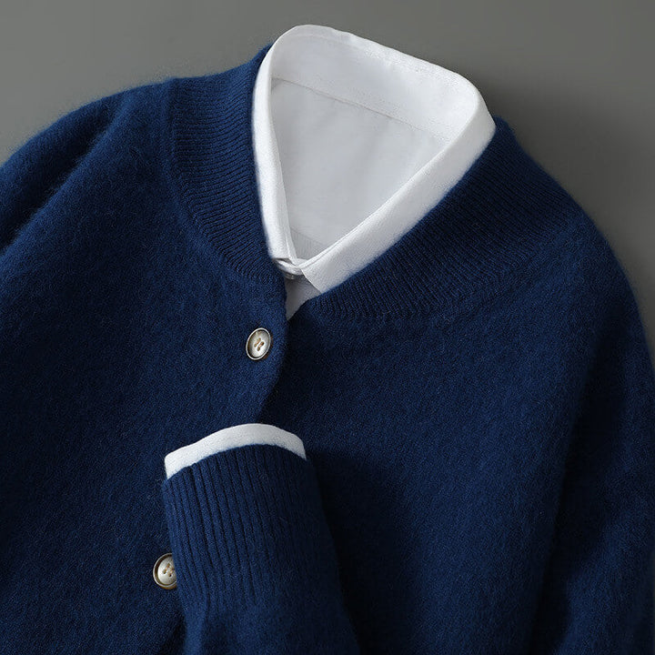 Emilio | cardigan uomo in cashmere con bottoni – maglione caldo leggero