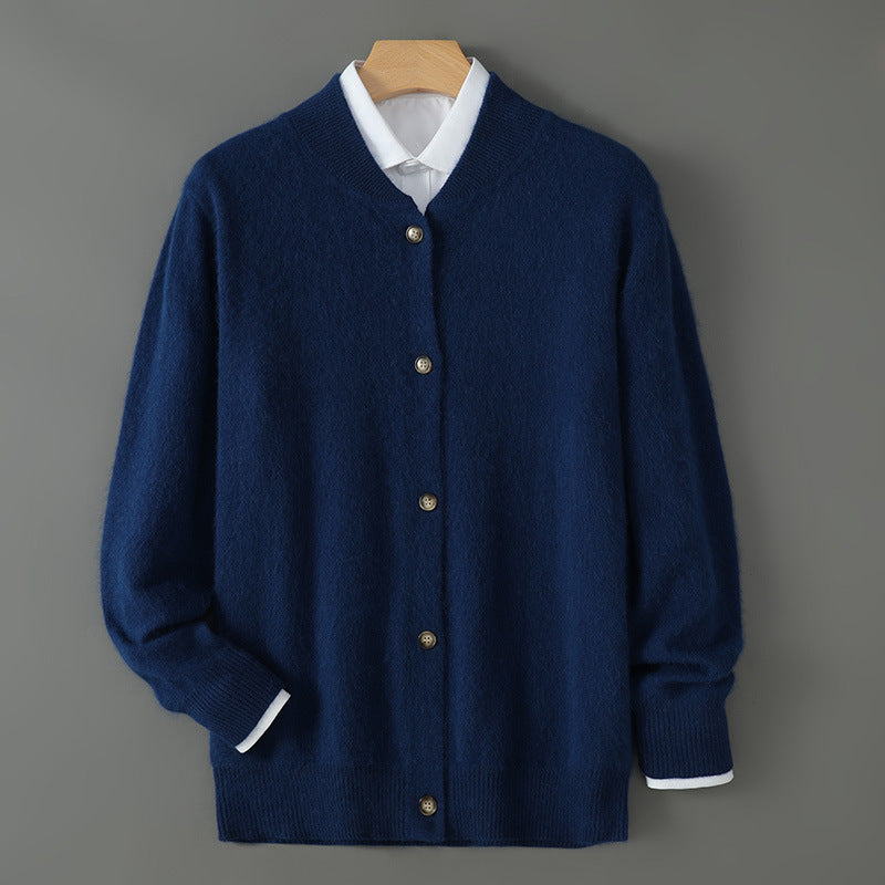 Emilio | cardigan uomo in cashmere con bottoni – maglione caldo leggero