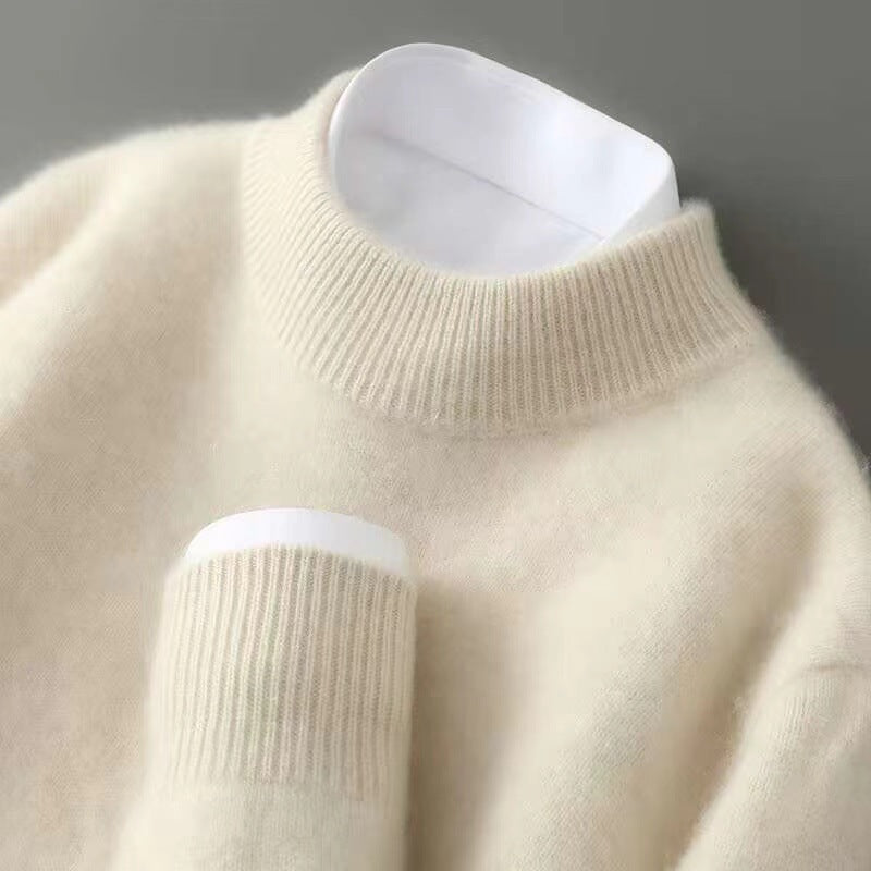 Davide | maglione uomo in cashmere – maglione morbido invernale girocollo