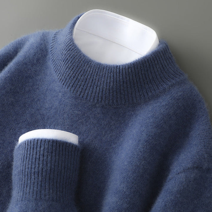 Davide | maglione uomo in cashmere – maglione morbido invernale girocollo