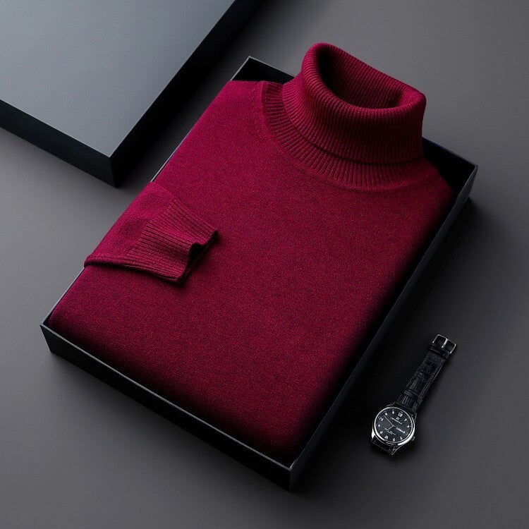 Claudio – scaldacollo uomo in maglia di cashmere