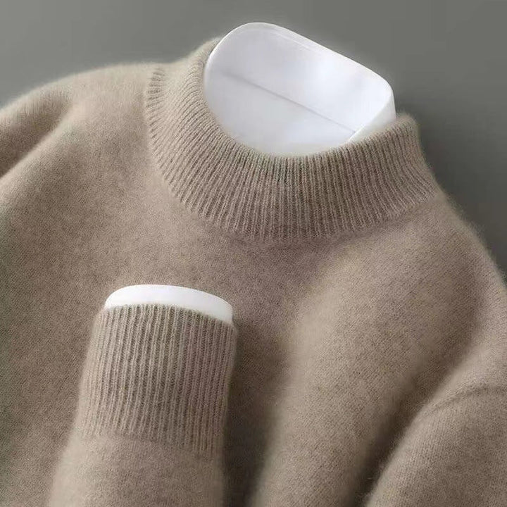 Davide | maglione uomo in cashmere – maglione morbido invernale girocollo