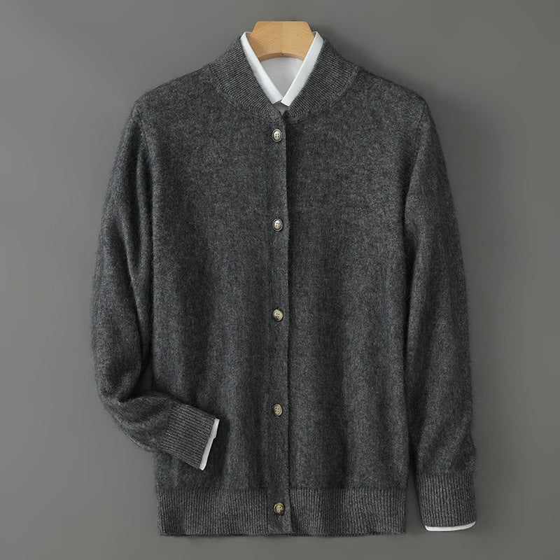 Emilio | cardigan uomo in cashmere con bottoni – maglione caldo leggero