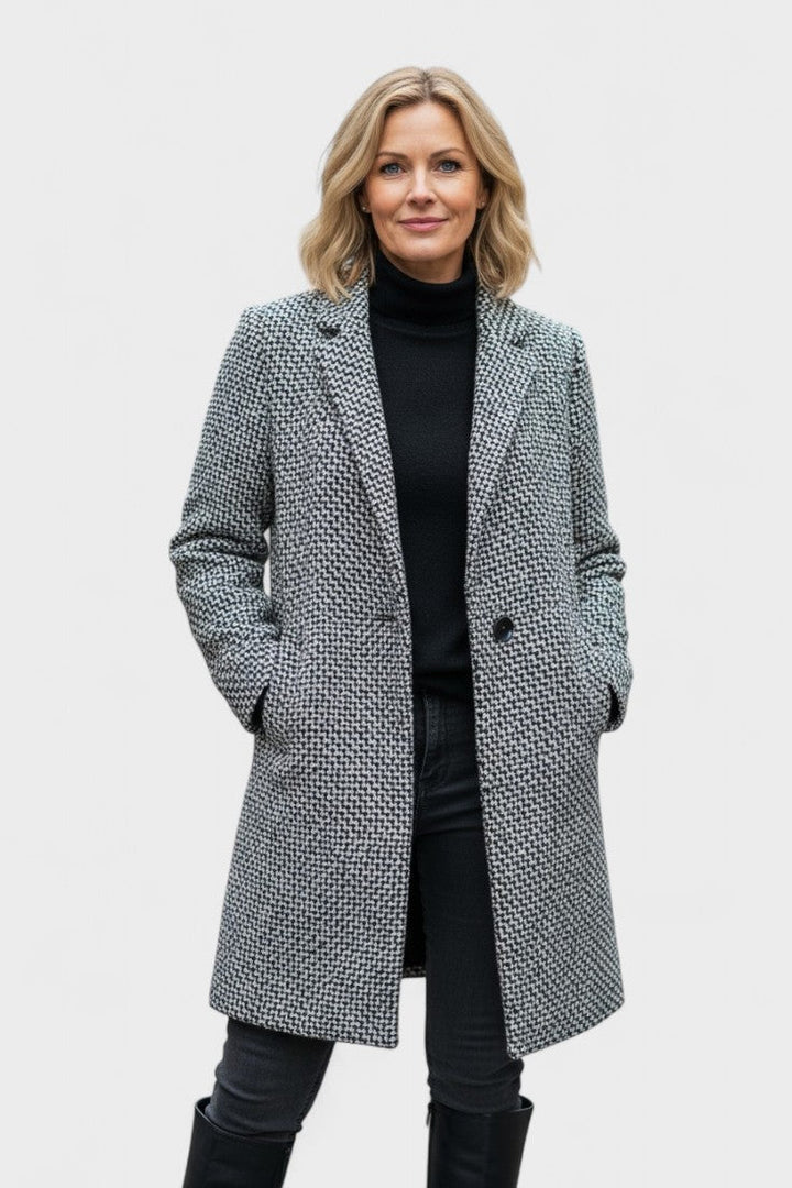 Oliven | cappotto lungo in lana premium