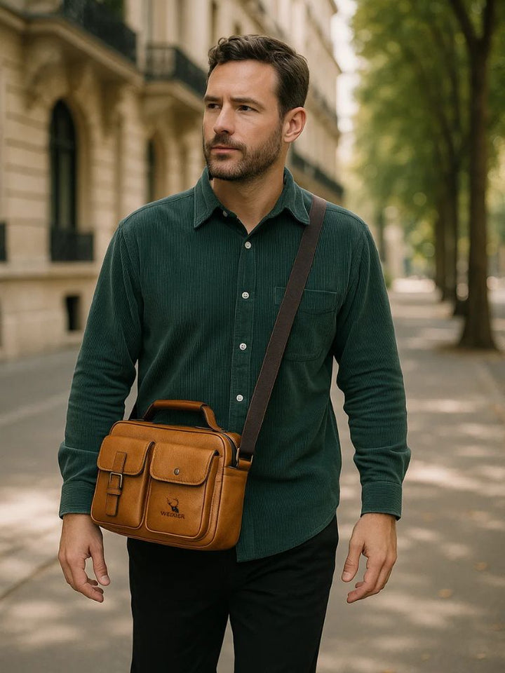 Oliver | borsa a spalla quadrata retro