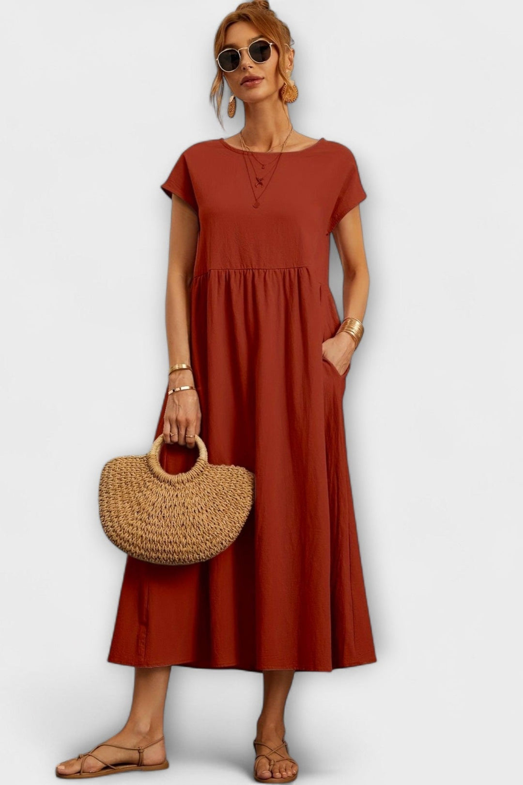 Pernille | vestito con tasche laterali