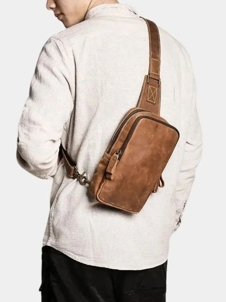Peter | borsa in pelle vanguard
