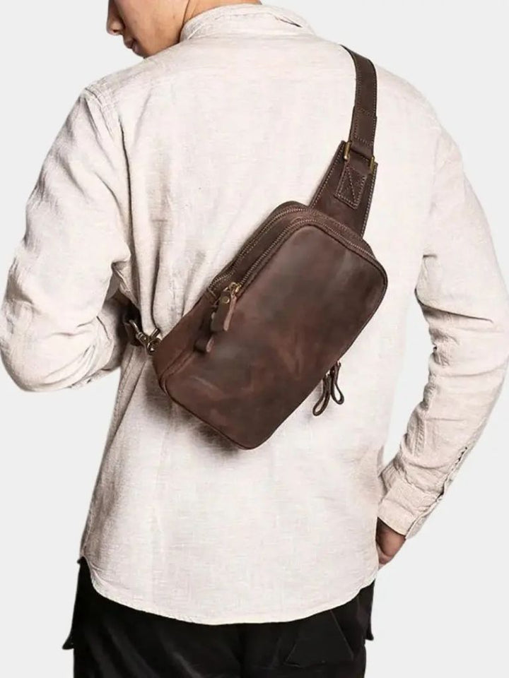 Peter | borsa in pelle vanguard