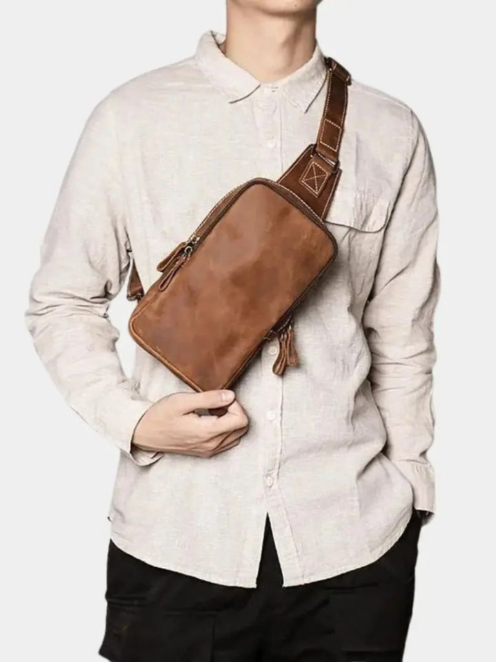Peter | borsa in pelle vanguard