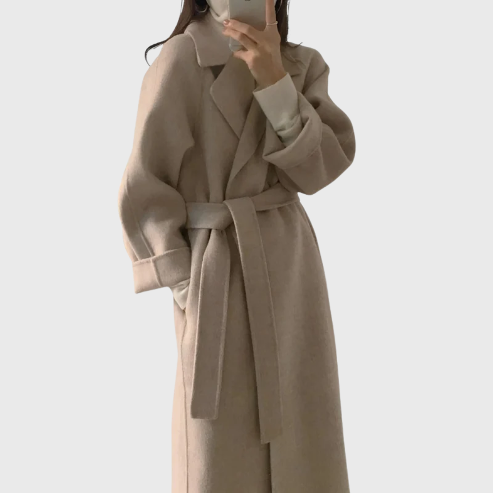 Cappotto donna in lana con cintura – Vittoria