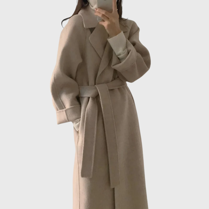 Cappotto donna in lana con cintura – Vittoria