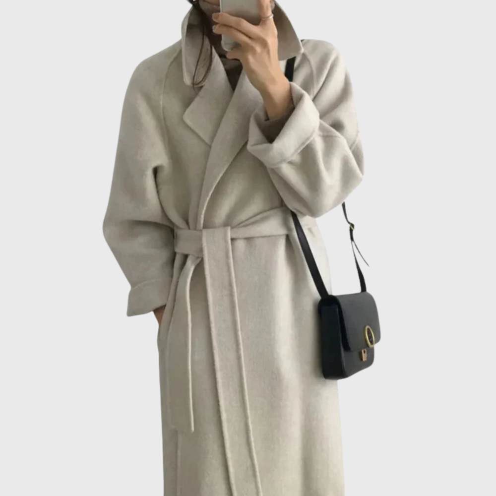 Cappotto donna in lana con cintura – Vittoria