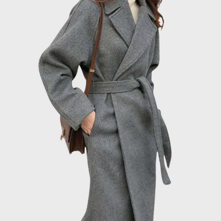 Cappotto donna in lana con cintura – Vittoria