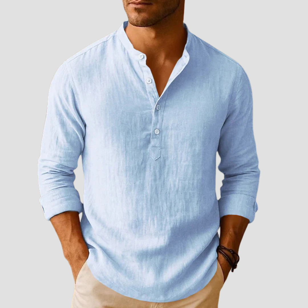 Valerio | camicia collo alla coreana