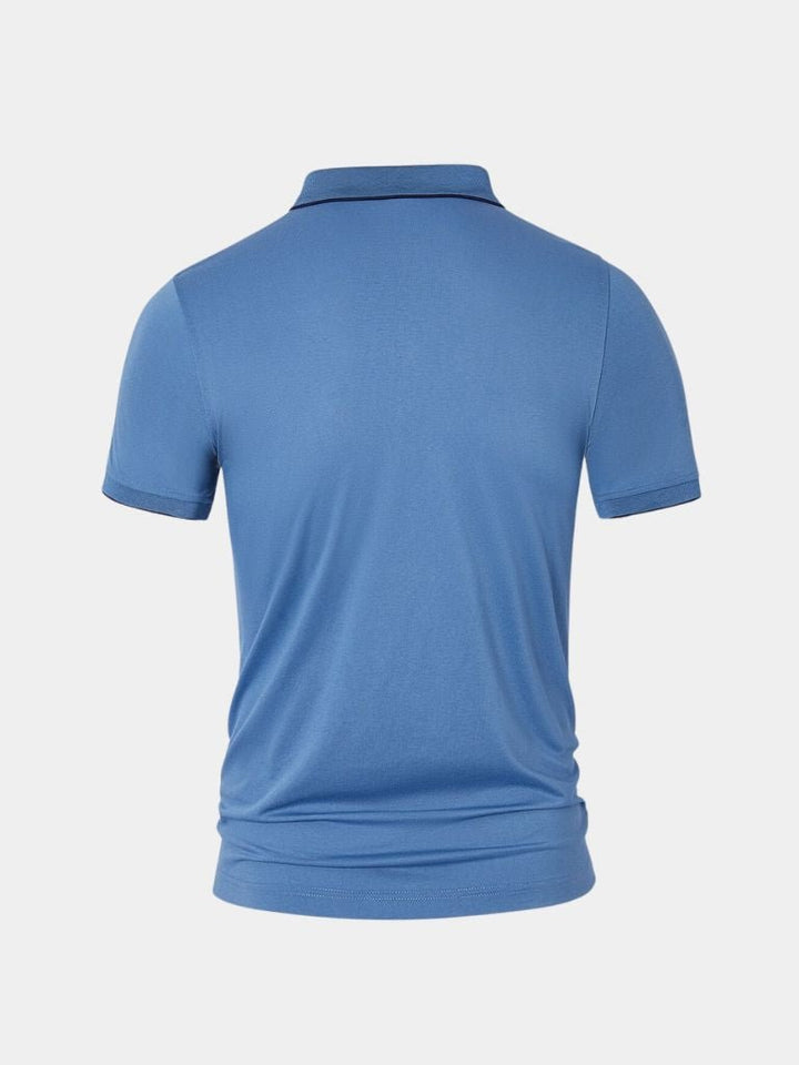 Rasmus | polo a mezza zip régis kvart