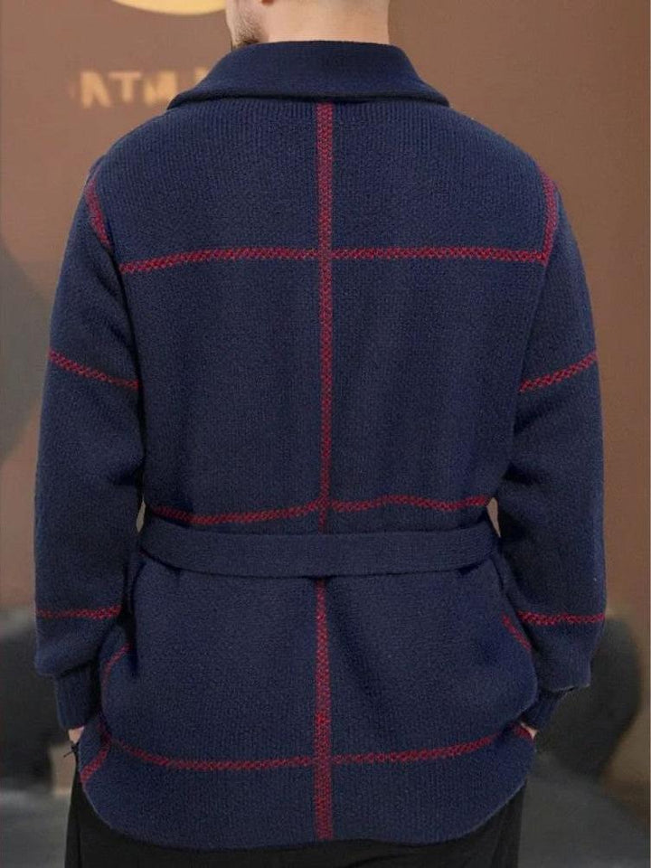 Rom | cappotto lavorato a maglia con cintura
