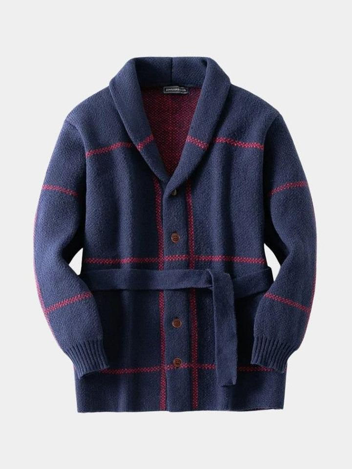 Rom | cappotto lavorato a maglia con cintura