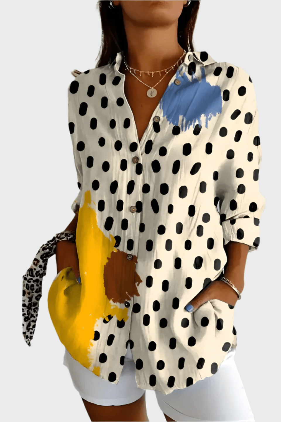 Rosa | camicia floreale