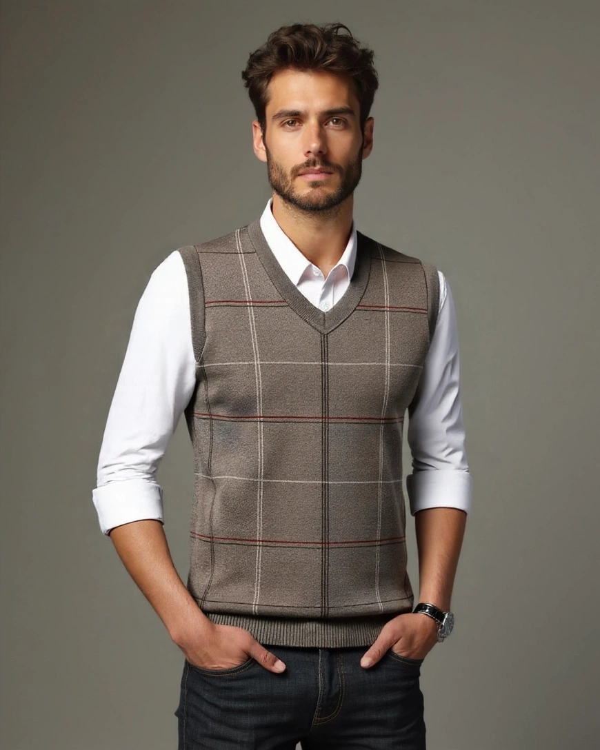 Ruben | gilet rutig