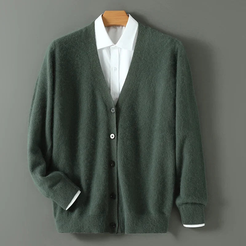 Renzo | cardigan uomo in cashmere con bottoni – cardigan elegante morbido