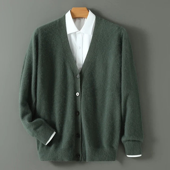 Renzo | cardigan uomo in cashmere con bottoni – cardigan elegante morbido