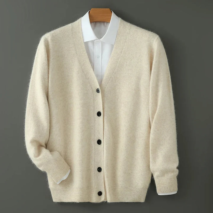 Renzo | cardigan uomo in cashmere con bottoni – cardigan elegante morbido