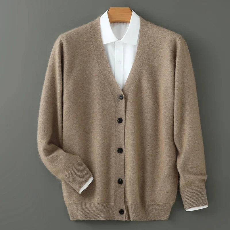 Renzo | cardigan uomo in cashmere con bottoni – cardigan elegante morbido