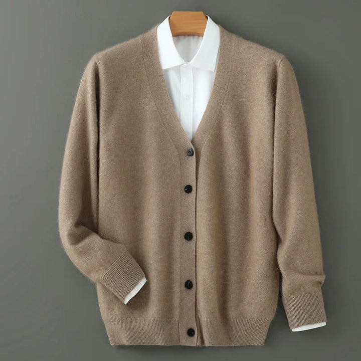 Renzo | cardigan uomo in cashmere con bottoni – cardigan elegante morbido