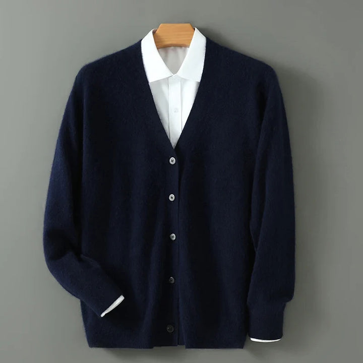Renzo | cardigan uomo in cashmere con bottoni – cardigan elegante morbido
