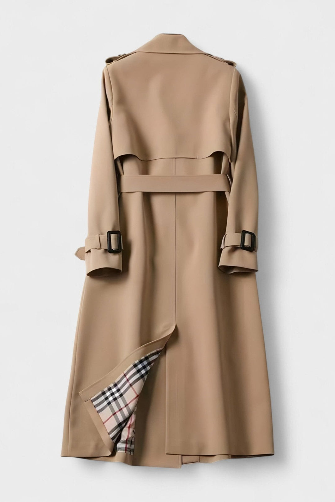 Saara | elegante cappotto con cintura in vita