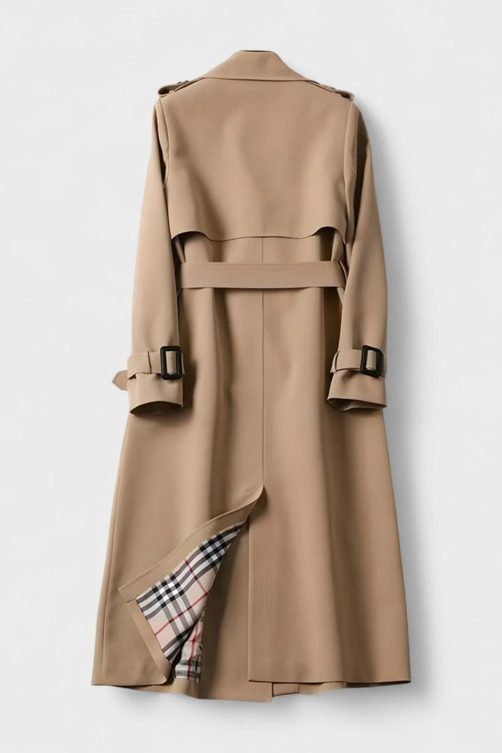 Saara | elegante cappotto con cintura in vita