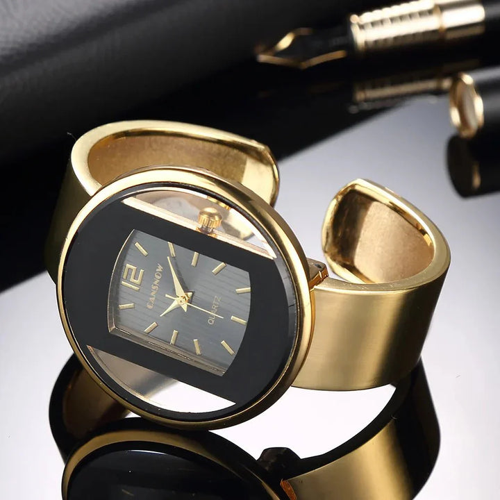 Saga | orologio in oro nero