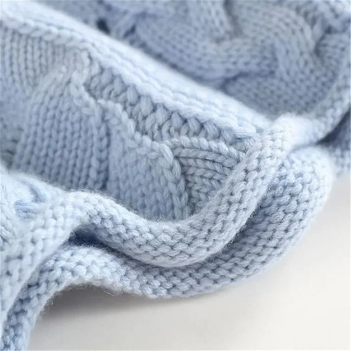 Sara | maglione donna collo alto a trecce in cashmere – maglione caldo invernale
