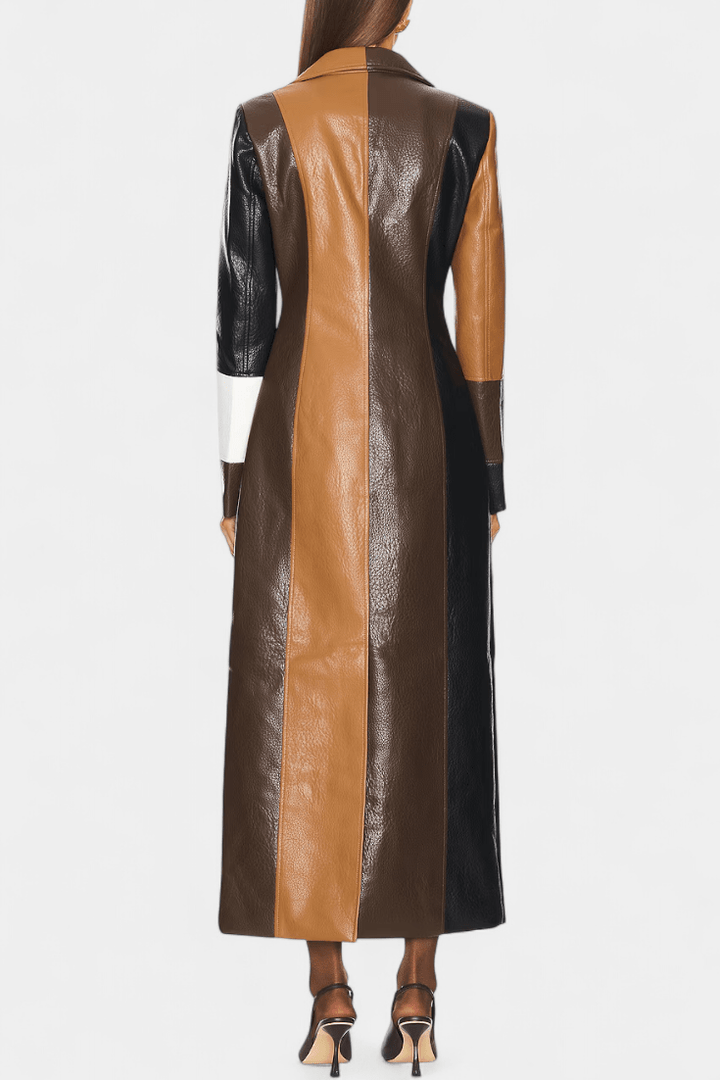Solveig | trench coat patchwork