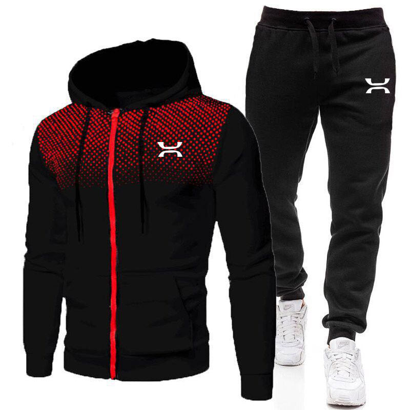 Tuta uomo felpa con zip e cappuccio e jogger – Mattia