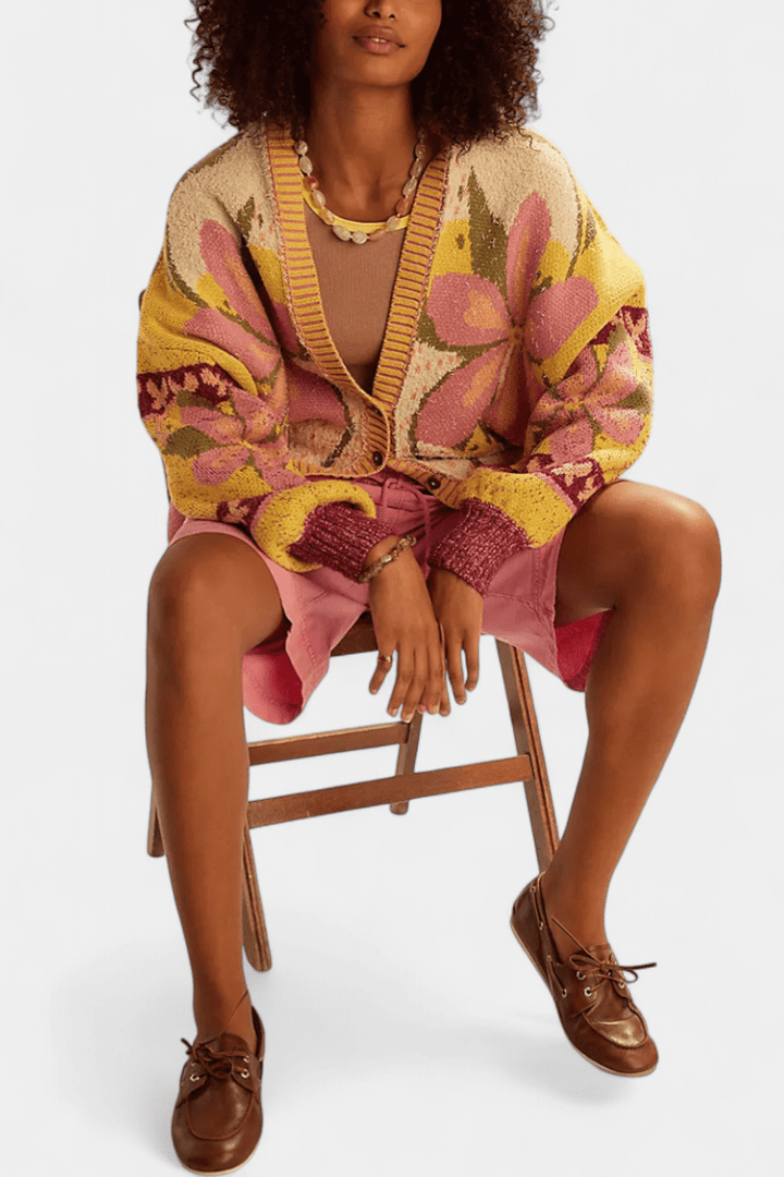 Stine | cardigan floreale