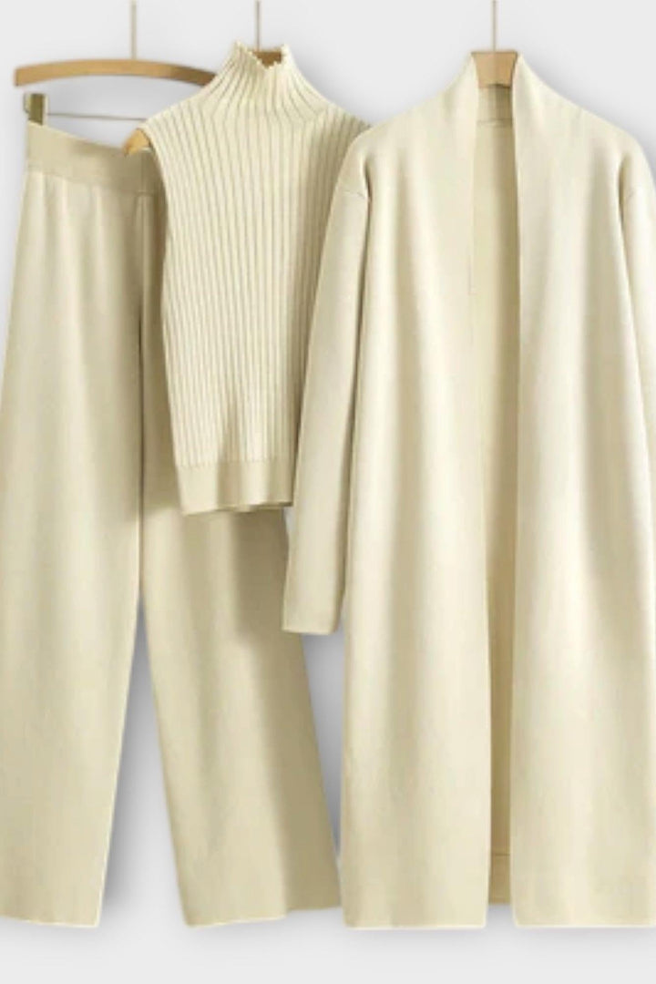 Stine | set in maglia a coste