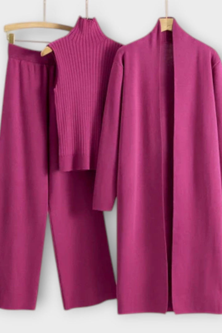 Stine | set in maglia a coste