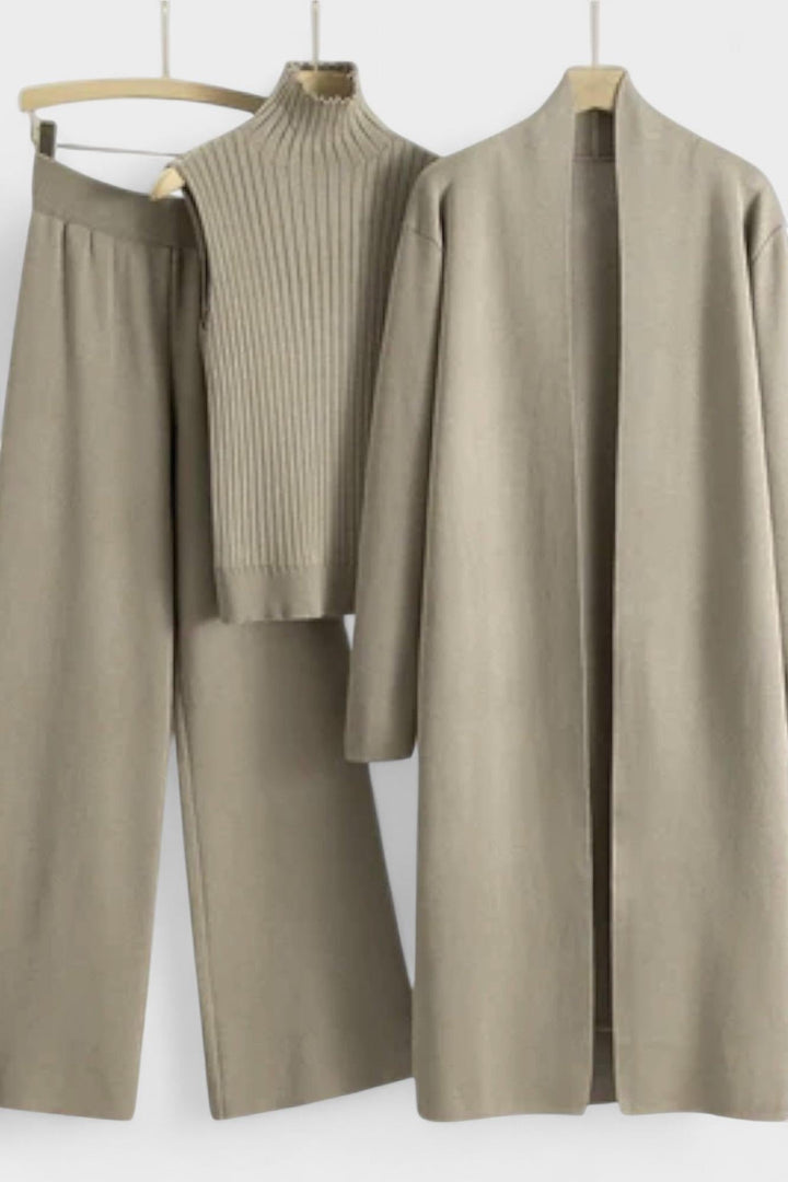 Stine | set in maglia a coste