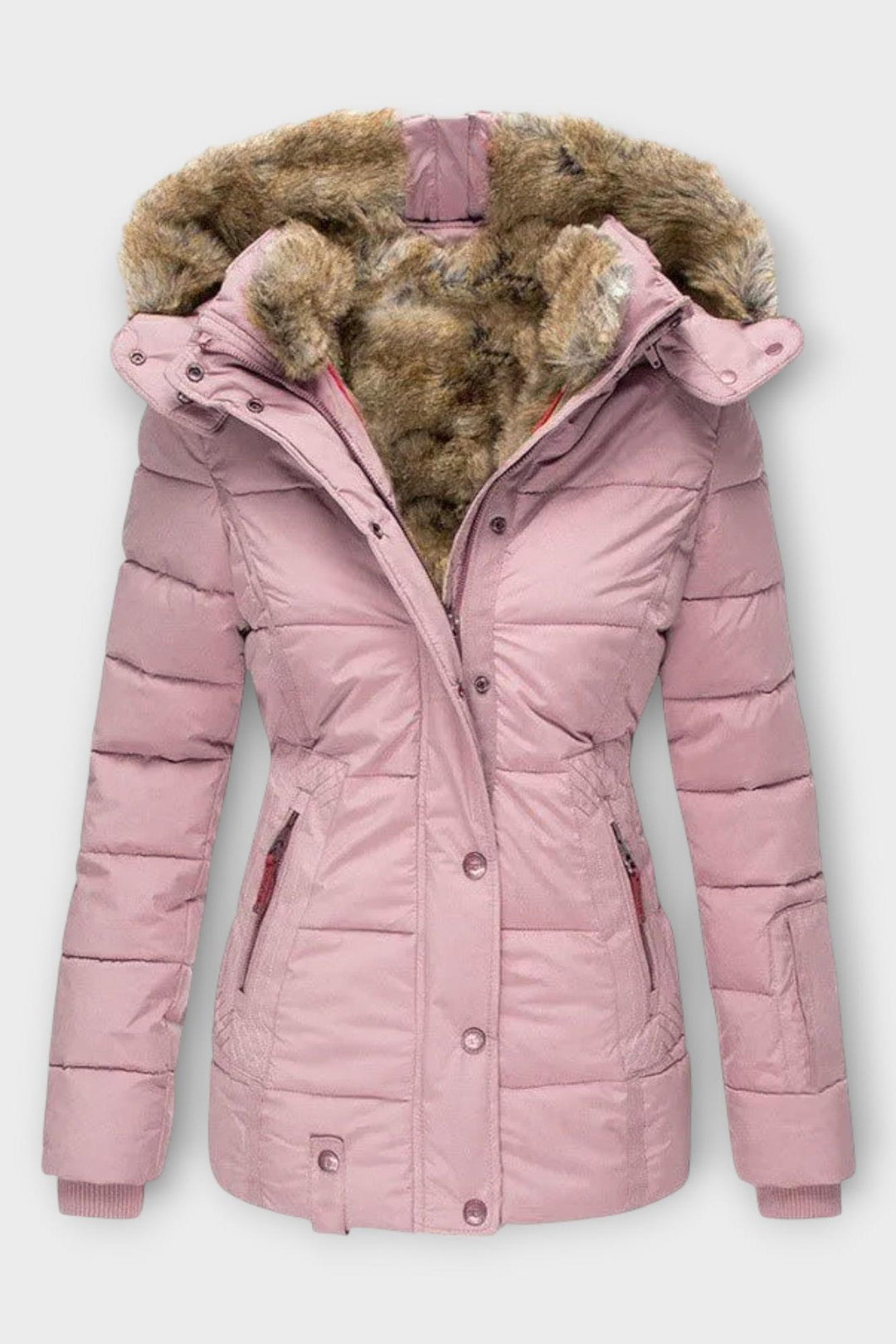 Thilde | cappotto con morbido rivestimento in pelliccia