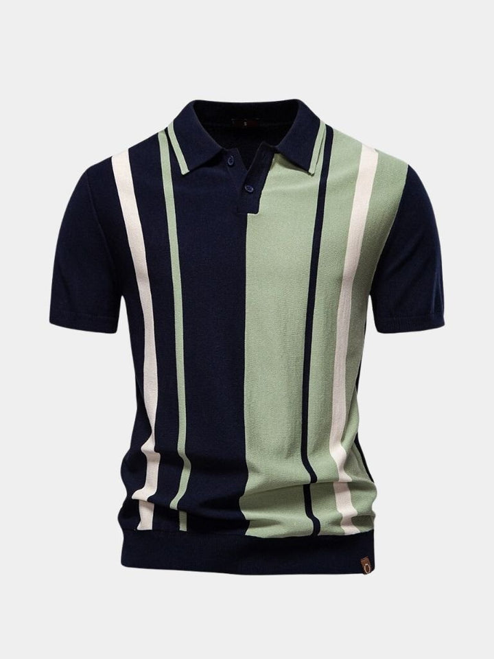 Thomas | polo a righe retro