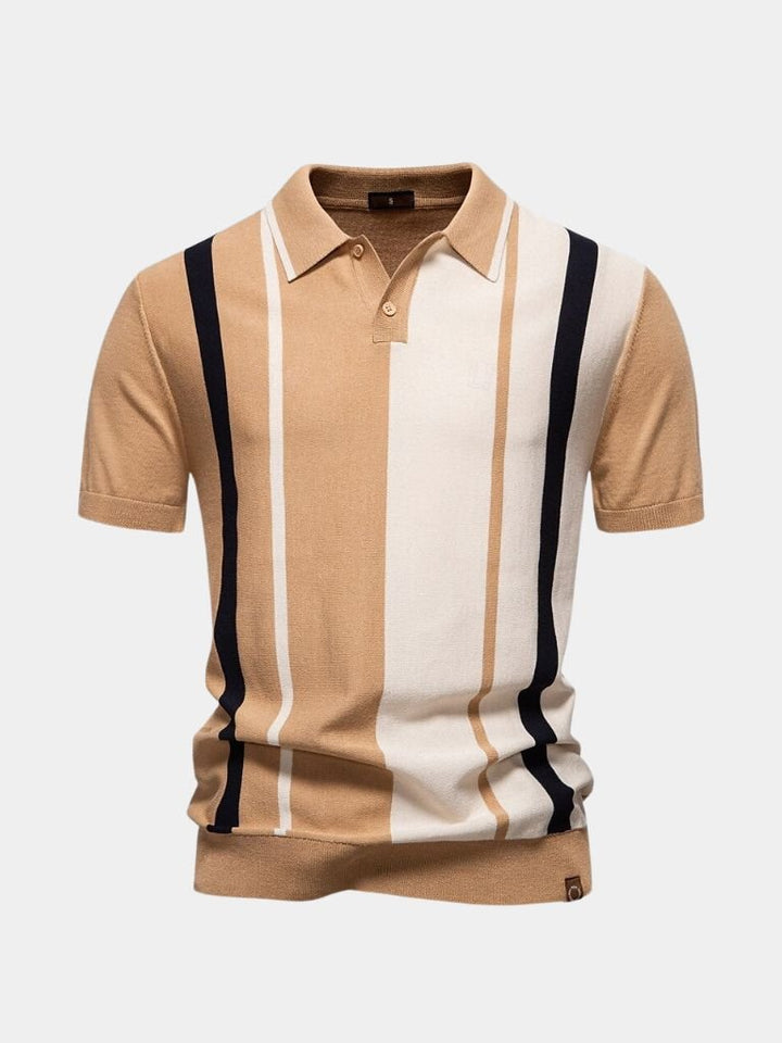 Thomas | polo a righe retro