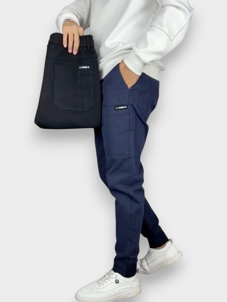 Tommaso | pantaloni cargo elasticizzati per uomo