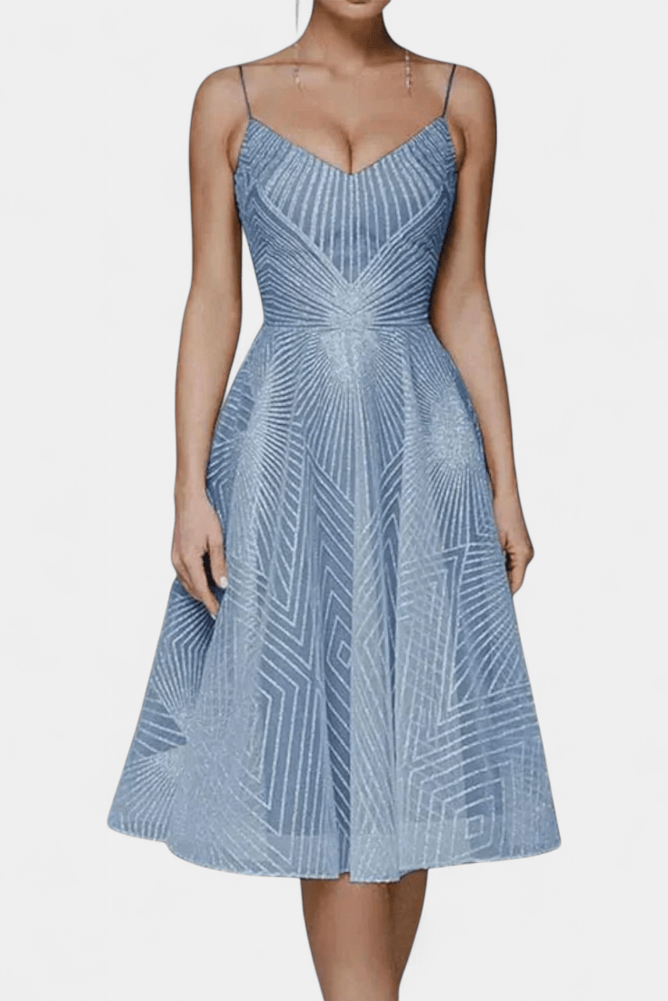 Trine | abito ricamato