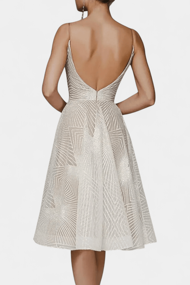 Trine | abito ricamato